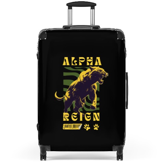 Unleash The Inner Alpha: Fierce Animal Print Suitcases