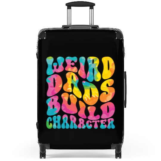 Weird Dads Build Character Funny Dad Suitcases