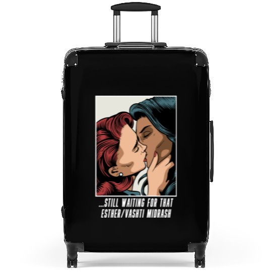 Esther/Vashti Midrash Jewish Lesbians LGBTQ+ Humor Suitcases