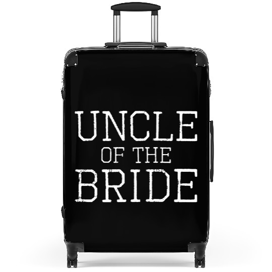 Uncle of the Bride Coordinating Wedding Party Suitcases