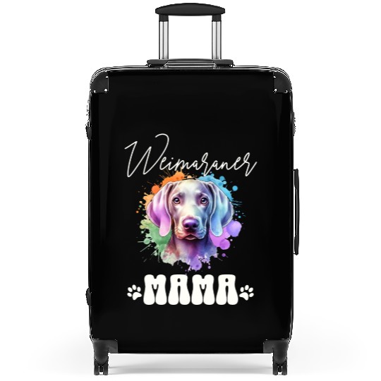 Weimaraner Mama Suitcases