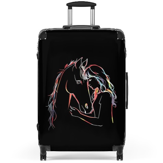 Horse Lover Horseback Riding Equestrian Suitcases