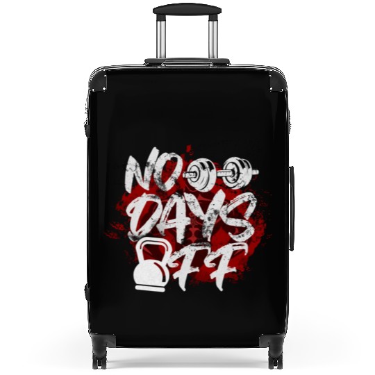 No Days Off Suitcases