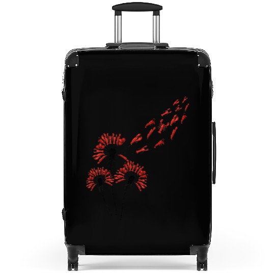 Flower Dandelion Lobsters Suitcases for Lobster Lover