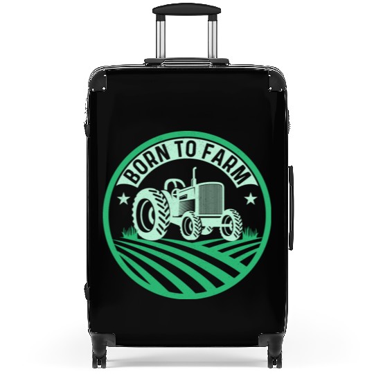 Born To Farm Farming Animal Farmer Suitcases