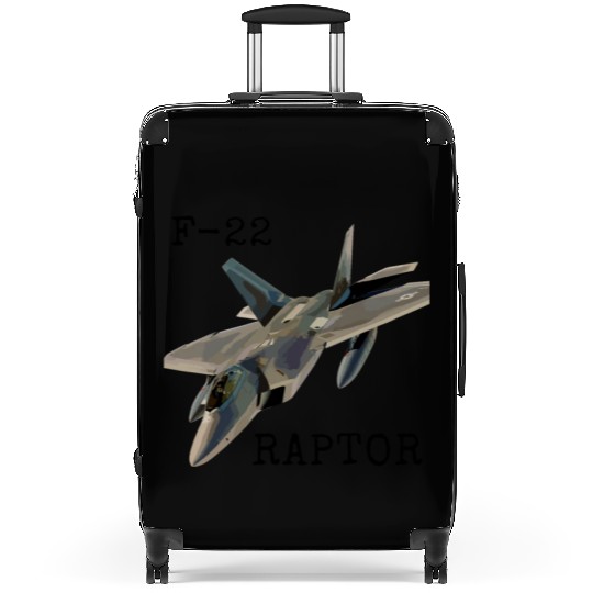 Air Force F-22 Raptor Fighter Jet Military Pilot Suitcases