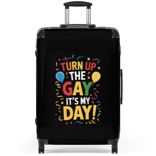 Birthgay Gay Pride Flag Pride Month Equal Rights Suitcases