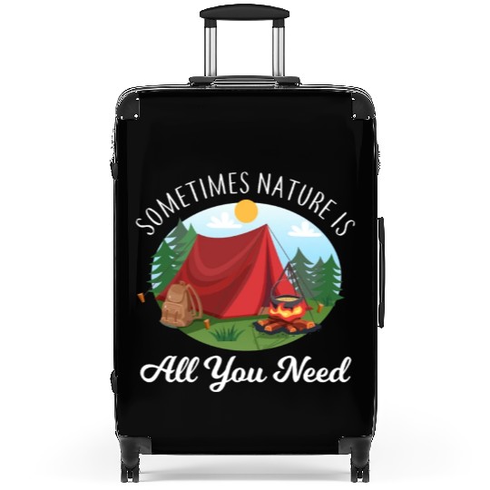Camping sometime nature is Suitcases