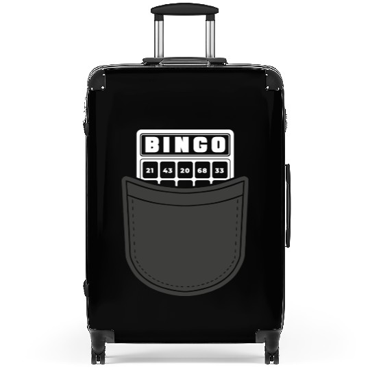 Fake Pocket Bingo Player Suitcases