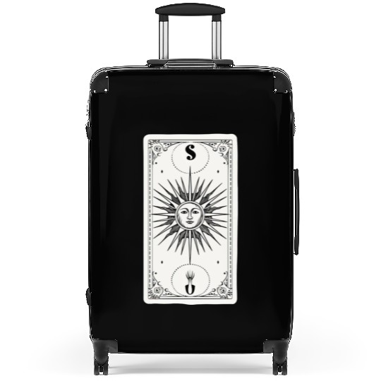 The Sun Tarot Card Reader Astrology Occult Suitcases
