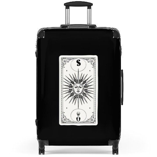 The Sun Tarot Card Reader Astrology Occult Suitcases