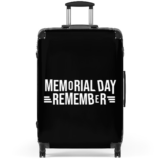 Memorial Day Commemorative Design Suitcases