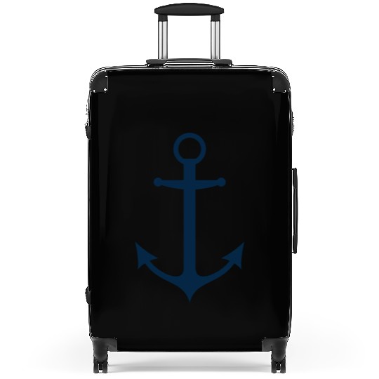Navy Blue Sailing Boat Anchor Suitcases