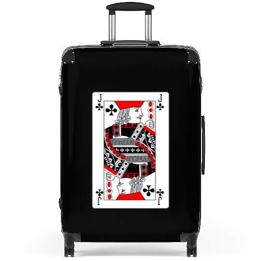 Jack Playing card clover Suitcases