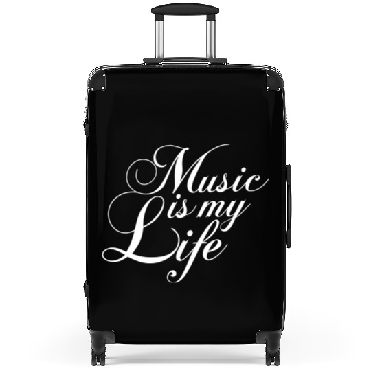 Music Is My Life Party Club Concert Sound Love Suitcases