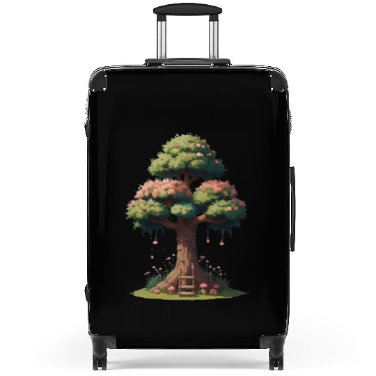 Colorful Tree Life is Really Good Tree Suitcases