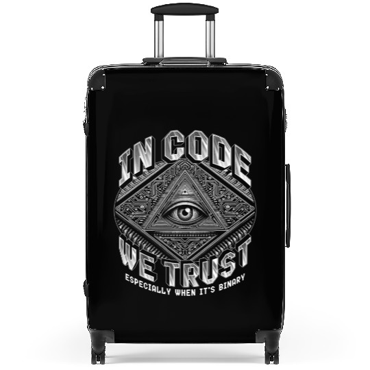 Robotics Engineer In Code We Trust Suitcases