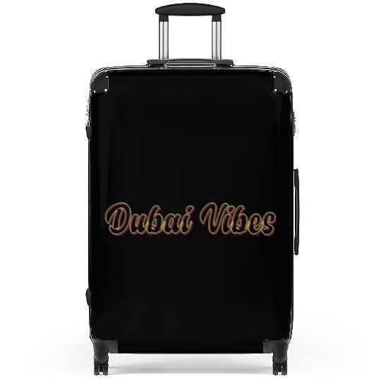 Dubai Calling: Neon Dreams Suitcases