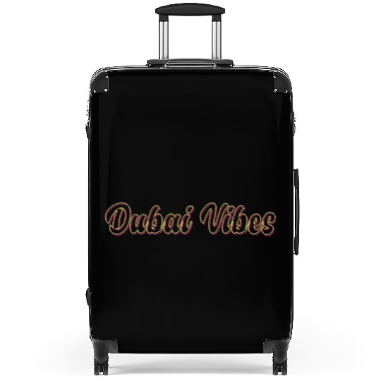Dubai Calling: Neon Dreams Suitcases