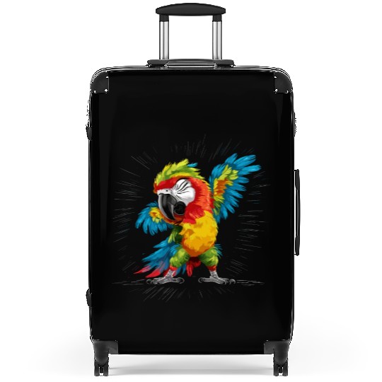 Macaw Parrot for a Bird Lover Animal Lover Suitcases