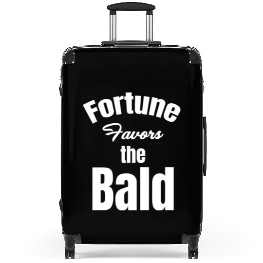 Fortune Favors The Bald Bearded Hairstylist Suitcases