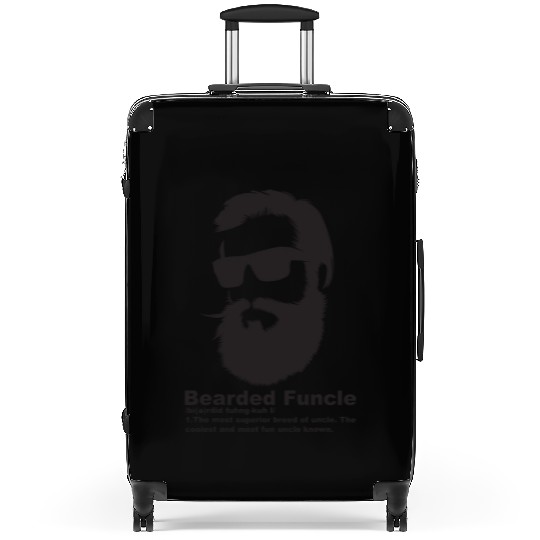 Cool Bearded Funcle - Birthday My Fun Uncle Suitcases