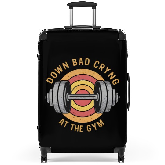 Down Bad Crying At The Gym Suitcases