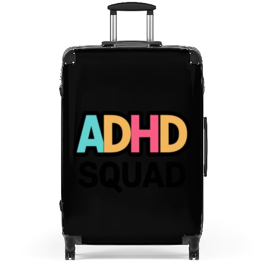 Embrace Neurodiversity Celebrate Adhd Awareness Suitcases
