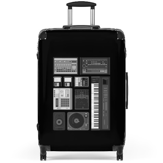 Old School Hip Hop Rap Music Beat Maker Suitcases