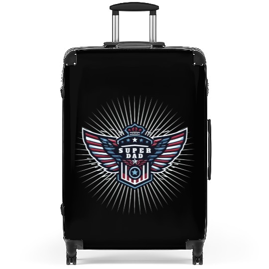 Super DAD America fathers day Suitcases