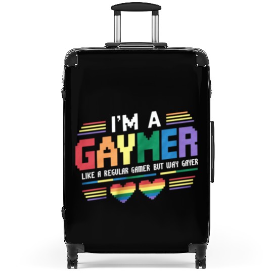 Gaymer Like A Regular Gamer But Way Gayer Gamer Suitcases