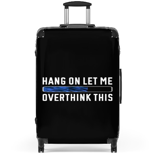 Professional Overthinker Funny Anxiety Introverts Suitcases
