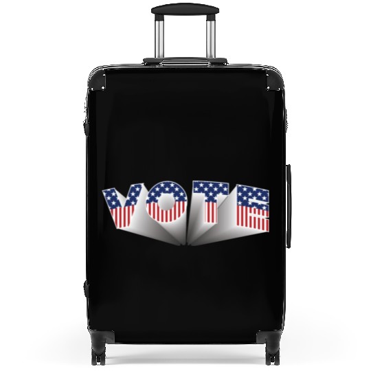 Vote - Stars and Stripes Suitcases