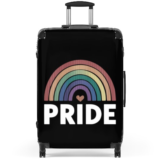 Lesbian Funny LGBT Gay Pride Rainbow Suitcases