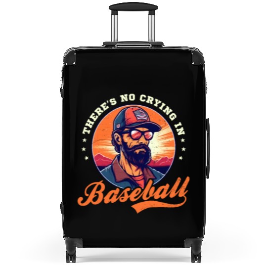 4th Of July Baseball Coach No Crying In Baseball Suitcases
