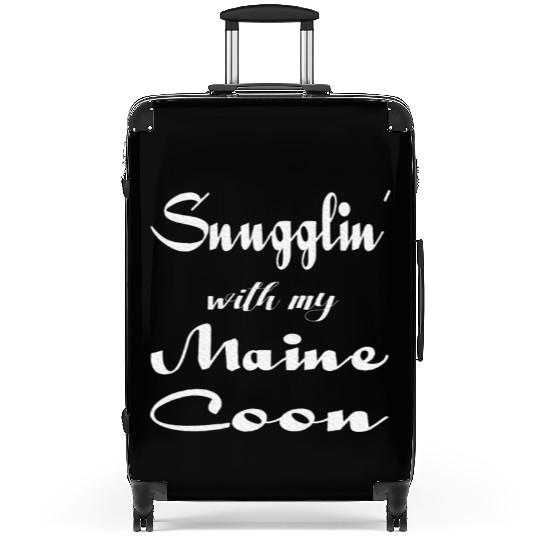 Maine Cat Mom Pajamas Cat Lover Mama Suitcases