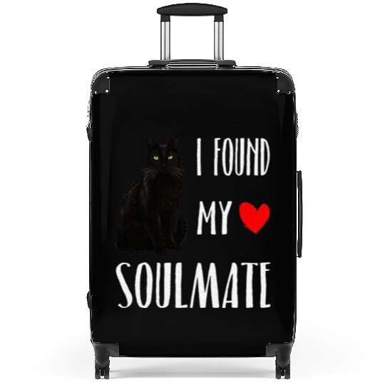 I Found My Soulmate Bombay Cat Lover Best Friend Suitcases