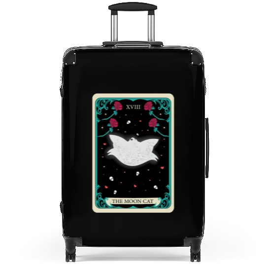 the moon cat Suitcases tarot card gift for mom and dad
