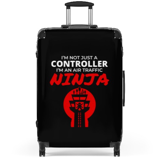 Air Traffic Controller ATC Aviation Ninja Airplane Suitcases