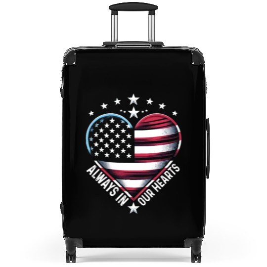 memorial day Always in Our Hearts Suitcases