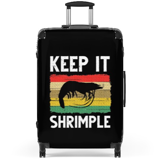 Shrimp Cool Fishing Prawn Lover Suitcases