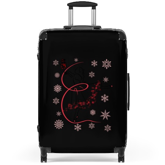 The Nutcracker Ballet and Clara Christmas Holiday Suitcases