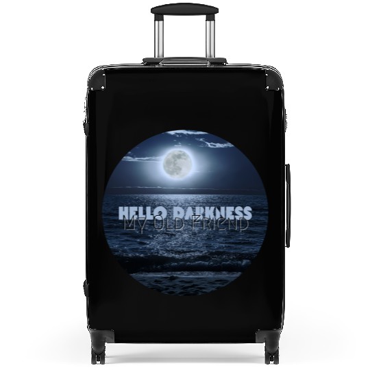 Hello Darkness My Old Friend Suitcases