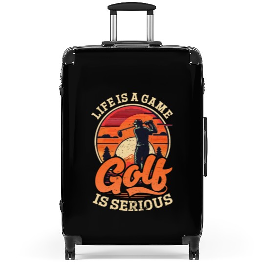 Golfing Life Game Golf Serious Suitcases