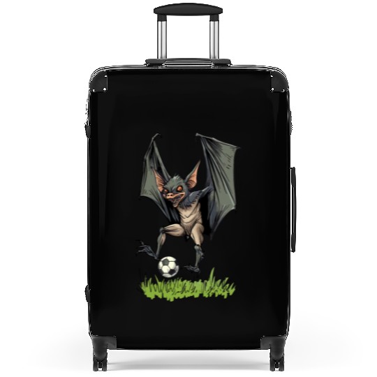 Bat playing Soccer Ball Bats Suitcases