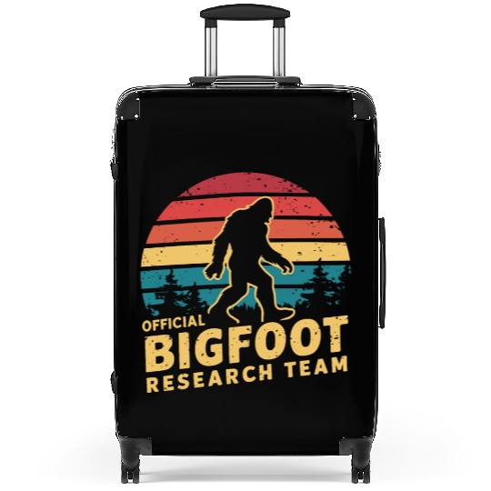 Official Bigfoot Research Team Sasquatch Yeti Suitcases