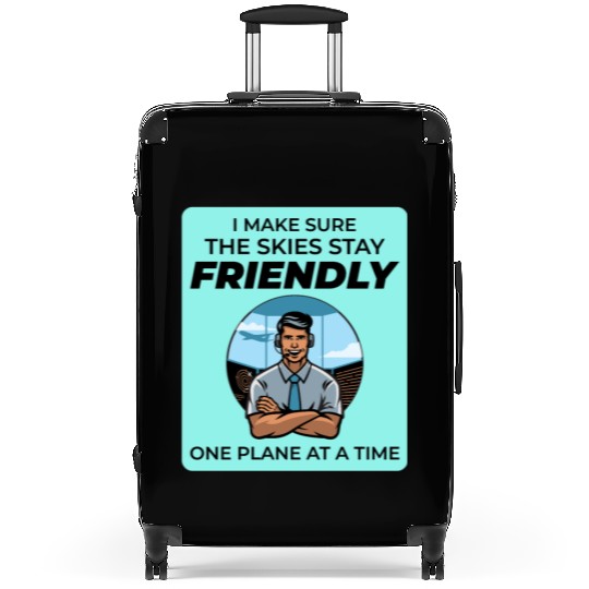 Air Traffic Controller ATC Aviation Humor Flight Suitcases