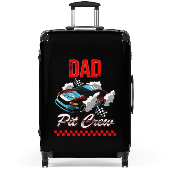 Race Car Birthday Party Racing Family Dad Pit Crew Suitcases