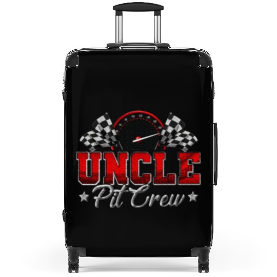 Pit Crew Race Car Racing Uncle Family Birthday Suitcases