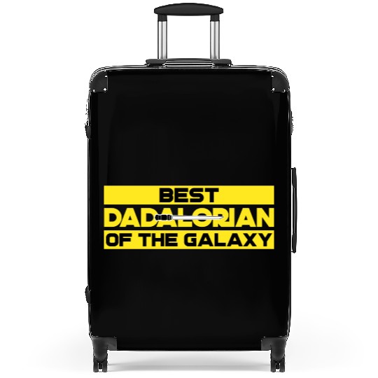 best dadalorian of the galaxy Suitcases